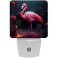 thumbnail image 1 of Flamingo LED Square Night Lights- Modern and Energy Efficient Bedside Lamps for a Soothing Atmosphere - Set of 2, 1 of 6