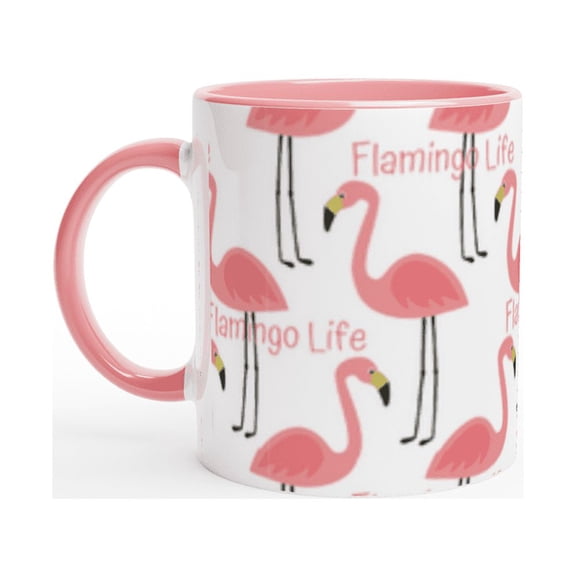 Flamingo Life 11oz Ceramic Mug