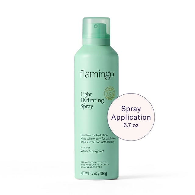 Flamingo Light Hydrating Spray with Papaya and Apple Extract, 6.7 oz