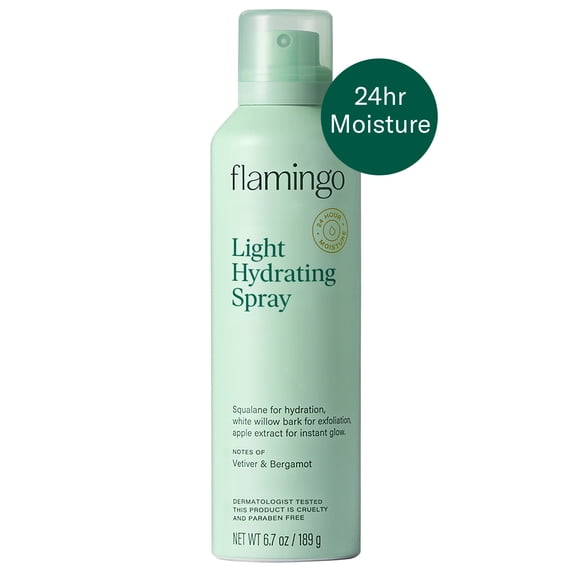 Flamingo Light Hydrating Spray with Papaya and Apple Extract, 6.7 oz