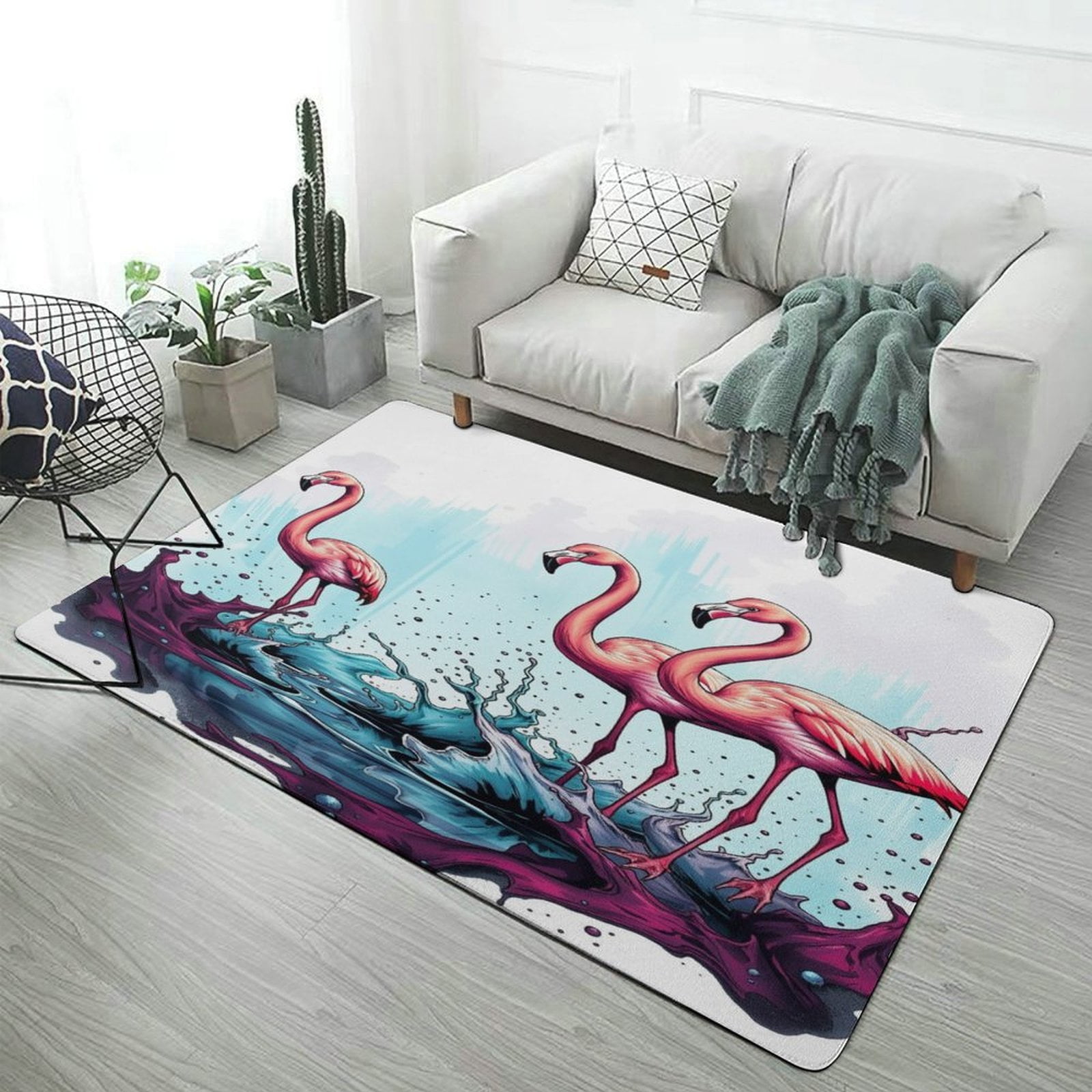 Flamingo Light Luxury Home Carpets Living Room Ration Large Rugs Modern ...