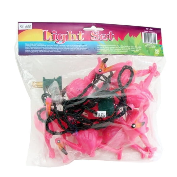 Flamingo Light Set - Home Decor - 1 Piece