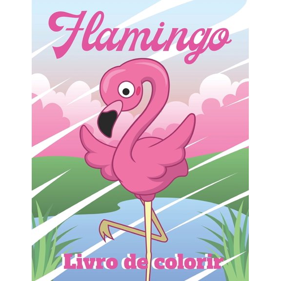 Flamingo : Livro de colorir (Paperback)