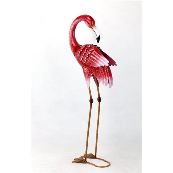 MDR Trading Inc. AI-GG9574_Q01 Flamingo Looking Backwards Garden Sculpture