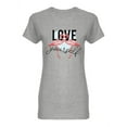 thumbnail image 1 of Flamingo Love Design Shaped T-Shirt Women -Image by Shutterstock, Female Small, 1 of 2