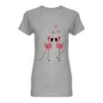 thumbnail image 1 of Flamingo Lovers  Shaped T-Shirt Women -Image by Shutterstock, Female x-Large, 1 of 2