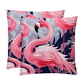 thumbnail image 1 of Flamingo Luxurious Velvet Pillow Inserts Set of 2 - 16x16, 18x18, 20x20 Inches - Unique Patterns for Pillows Covers, Bed Pillow, Throw Pillows - Great for All Occasions, 1 of 6