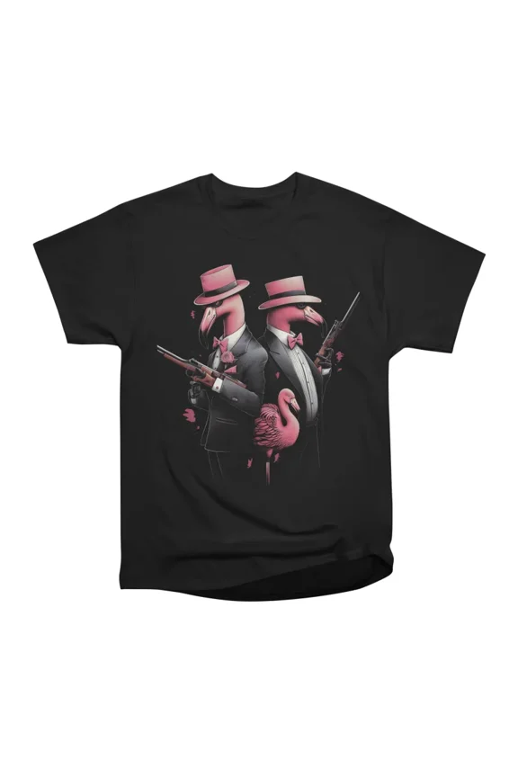 Flamingo Mafia T-Shirt Tee Gift For Him Merch For Her Apparel For Friend