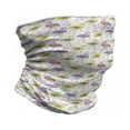 thumbnail image 1 of Flamingo Neck Gaiter, Retro Colorful Pattern, Unisex, Multicolor, by Ambesonne, 1 of 3