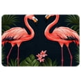 thumbnail image 1 of Flamingo Non-Slip Machine Washable Polyester Kitchen Mat Indoor Rug Kitchen Rug, 1 of 6