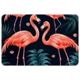 thumbnail image 1 of Flamingo Non-Slip Polyester Game Mat Kitchen Rugs Door Mat Machine Washable, 1 of 6