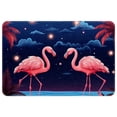 thumbnail image 1 of Flamingo Non-Slip Polyester Kitchen Mat Indoor Rug Area Rugs Machine Washable Indoor Mat, 1 of 6
