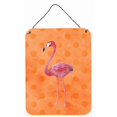 thumbnail image 1 of Flamingo Orange Polkadot Wall or Door Hanging Prints - 12 x 16 in., 1 of 1