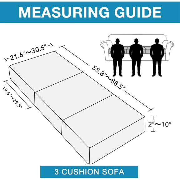 Flamingo P High Stretch Sofa Slipcover Couch Cover Bundle Individual Seat Cushion Covers