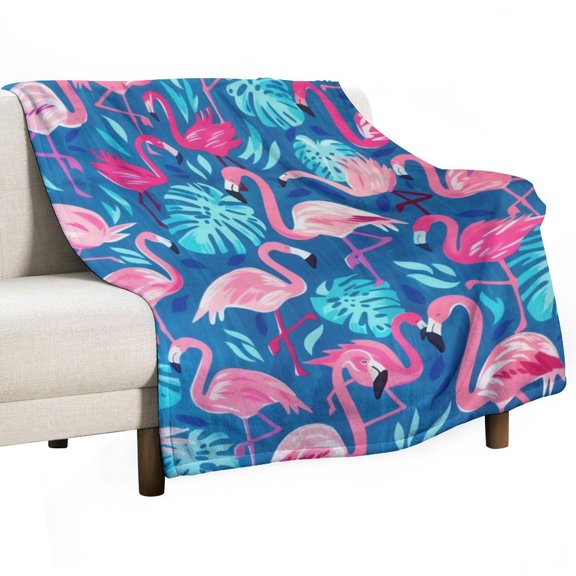 Flamingo Pattern Blanket for Bed Throw Blanket for Women, Men And Kids Super Soft Plush Blanket Throw, Print Blanket, Blanket for Kids