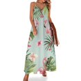 thumbnail image 1 of Flamingo Pattern Fine Art Sleeveless Dress Summer Dress Woman 2025, 1 of 7