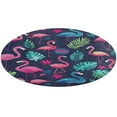 thumbnail image 1 of Flamingo Pattern Round Rugs -Washable Non-Slip Small Round Area Rug Throw Soft Circle Rugs for Bedroom, Modern Print Indoor Carpet for Entryway Sofa Living Room, 1 of 6