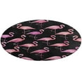 thumbnail image 1 of Flamingo Pattern Round Rugs -Washable Non-Slip Small Round Area Rug Throw Soft Circle Rugs for Bedroom, Modern Print Indoor Carpet for Entryway Sofa Living Room, 1 of 6