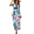 thumbnail image 1 of Flamingo Pattern Sleeveless Dress Female Clothing Dress Women Summer 2025 Dress, 1 of 6
