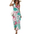 thumbnail image 1 of Flamingo Pattern Sleeveless Dress Female Clothing Dress Women Summer 2025 Dress, 1 of 7