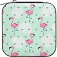 thumbnail image 1 of Flamingo Personalized Ladies Jewelry Box, Travel Jewelry Box, Ladies Small Jewelry Box, Ring, Necklace, Earring, Jewelry Storage Women Gifts, 1 of 7