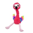 thumbnail image 1 of Flamingo Plush Interactive Toy Pink Flamingo Stuffed Toy Updated Singing Dancing, 1 of 11