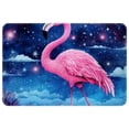 thumbnail image 1 of Flamingo Polyester Indoor/Door/Bath Rugs: Non-Slip, Machine Washable Mats, 1 of 6