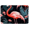 thumbnail image 1 of Flamingo Polyester Non-Slip Machine Washable Floor Rug, for Office, Chair Rugs Included, 1 of 6
