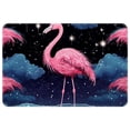 thumbnail image 1 of Flamingo Polyester Non-Slip Outdoor Carpet Door Mat - Machine Washable Door Rugs, 1 of 6