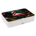 thumbnail image 1 of Flamingo Portable PU Leather Earring Holder with Removable Compartment - Jewelry Stand, Display Case, and Jewelry Boxes, 1 of 6