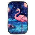 thumbnail image 1 of Flamingo Premium 12.5x8.2 Inch Soft Comfortable Furry Printed Car Armrest Mat Cover Accessory, 1 of 6