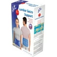 thumbnail image 1 of Flamingo Lumbar Sacro Support Belt- Back Pain Relief, Monofilament Elastic, Softer Foam Pad, Blue, L, 1 of 6