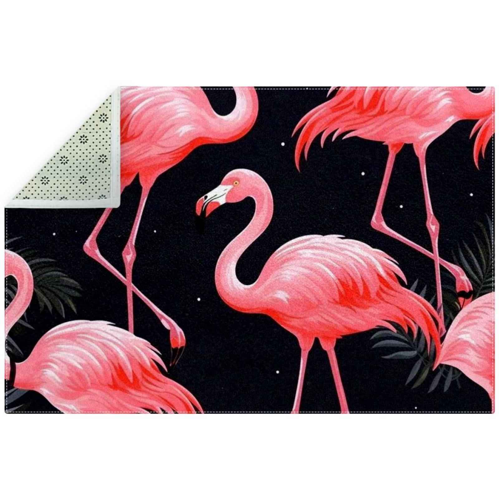 Flamingo Premium Polyester Indoor Carpet Floor Mat Kitchen Rug for
