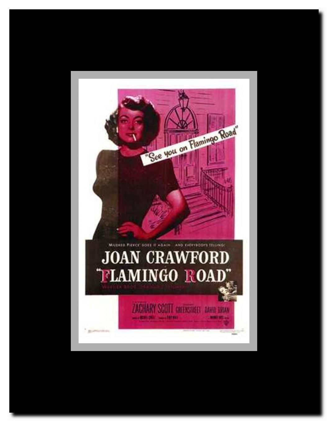 Flamingo Road Framed Movie Poster