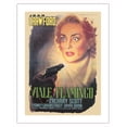 thumbnail image 1 of Flamingo Road (Viale Flamingo) - Starring Joan Crawford Zachary Scott - Vintage Italian Film Noir Movie Poster by Luigi Martinati c.1949 - Bamboo Fine Art 290gsm Paper (Unframed) 17x22in, 1 of 4