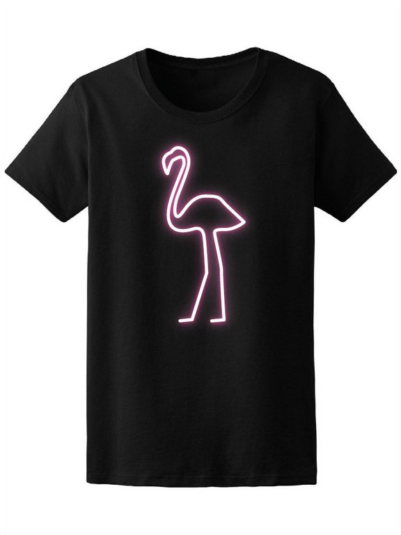 Flamingo Sharp Effect T-Shirt Women -Image by Shutterstock, Female Small