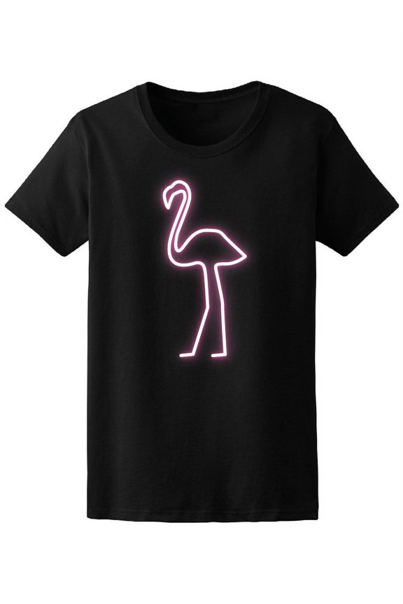 Flamingo Sharp Effect T-Shirt Women -Image by Shutterstock, Female XX-Large