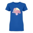 thumbnail image 1 of Flamingo Sleeping Shaped T-Shirt Women -Image by Shutterstock, Female Medium, 1 of 2