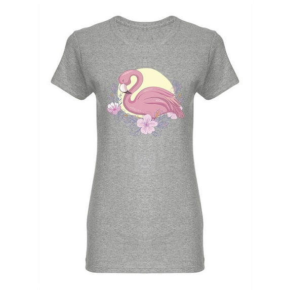 Flamingo Sleeping Shaped T-Shirt Women -Image by Shutterstock, Female XX-Large