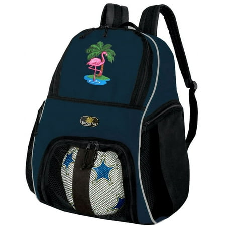 Flamingo Soccer Backpack or Pink Flamingo Volleyball Bag