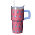 thumbnail image 1 of Flamingo Stainless Steel Insulated Coffee Tumbler with Handle 20OZ Mug Cup Leak Resistant Double Wall Vacuum Keeps Drinks Hot Cold Gifts for Women Girls on Birthday Christmas Summer, 1 of 6