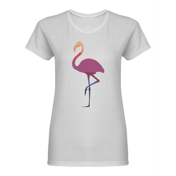 Flamingo Stance Shaped T-Shirt Women -Image by Shutterstock, Female XX-Large