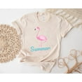 thumbnail image 1 of Flamingo Summer Shirt, Flamingo Shirt, Summer Shirt, Cute Summer Shirt, Beach Shirt, Summer T-Shirt, Summer Vibe Shirt, 1 of 2