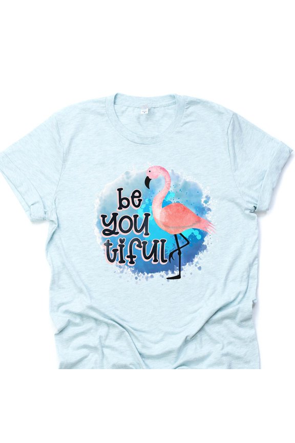 Flamingo Tee, Be You Tiful, Be You Flamingo, Beautiful Flamingo Shirt Unisex S-5XL Hot Trending Shirt, Vintage Birthday Gift