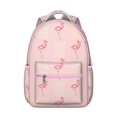 thumbnail image 1 of "Flamingo Themed Bookbag - Stylish & Durable School Backpack for Women & Men, Roomy Laptop Bag, Perfect Gift for College & University", 1 of 6