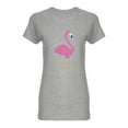 thumbnail image 1 of Flamingo Tropical Animal Shaped T-Shirt Women -Image by Shutterstock, Female Medium, 1 of 2