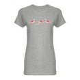 thumbnail image 1 of Flamingo Tropical Exotic Bird   Shaped T-Shirt Women -Image by Shutterstock, Female Medium, 1 of 2