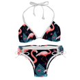 thumbnail image 1 of Flamingo Tropical Rainforest Detachable Sponge Adjustable Strap Bikini Set 2-Pack for Various Scenes, 1 of 1