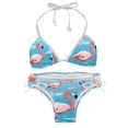 thumbnail image 1 of Flamingo Tropical Rainforest Detachable Sponge Adjustable Strap Bikini Set Two-Pack Bikinis,Swimsuits,Beachwear, 1 of 6