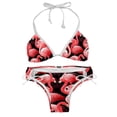 thumbnail image 1 of Flamingo Tropical Rainforest Detachable Sponge Adjustable Strap Bikini Set Two-Pack - Ideal for Beach, Pool, Vacation, 1 of 1